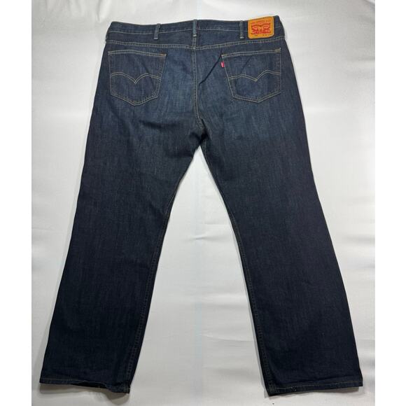 Levi's 569 Men's Loose Straight Fit Blue Denim Jeans - Size 42x32 (45x32) - Picture 2 of 5